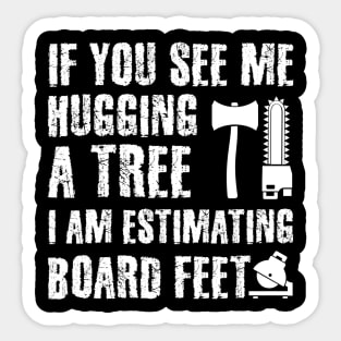 Funny woodworking Sticker